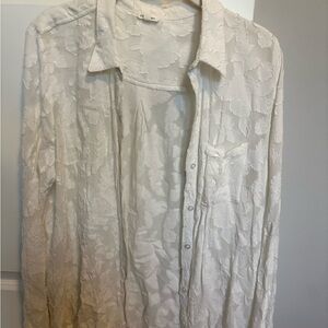 Off White Lace Blouse